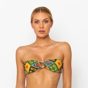 Sommer Swim CECE bandeau baroque bikini top